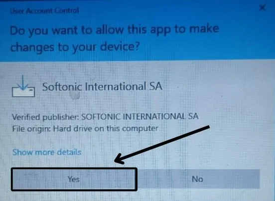Allow Apps To Make Changes On PC